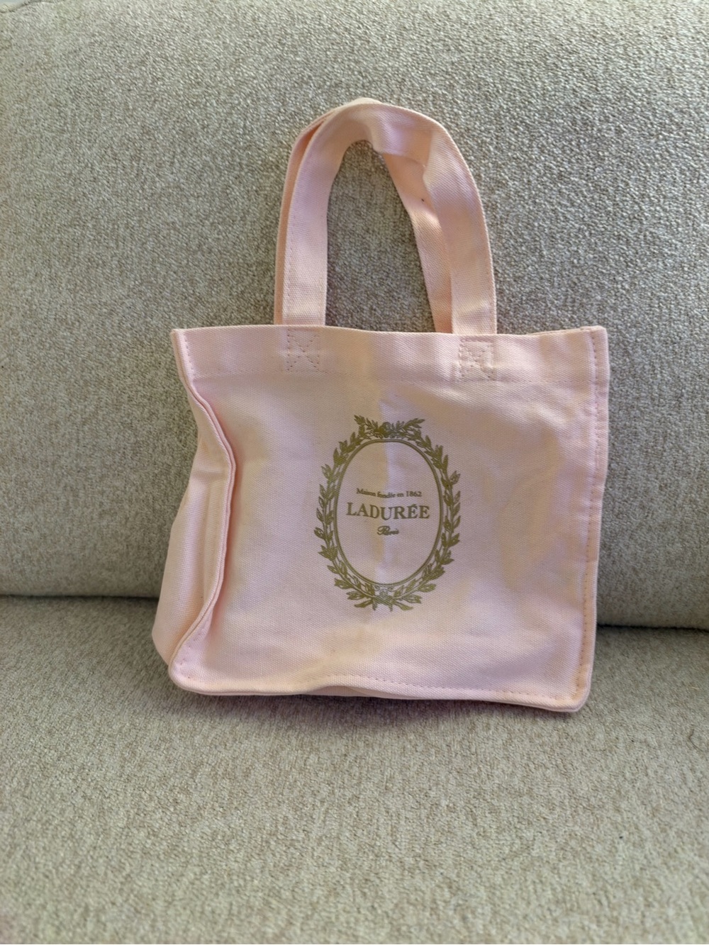 Laduree Paris Mini Canvas Tote Bag